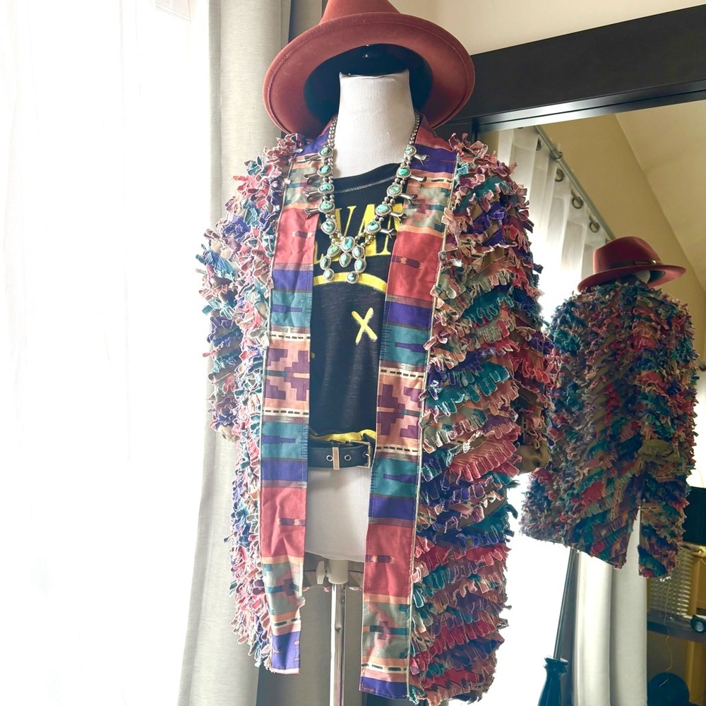 Vintage "Muslin Mink" Fringe Jacket ✨💎